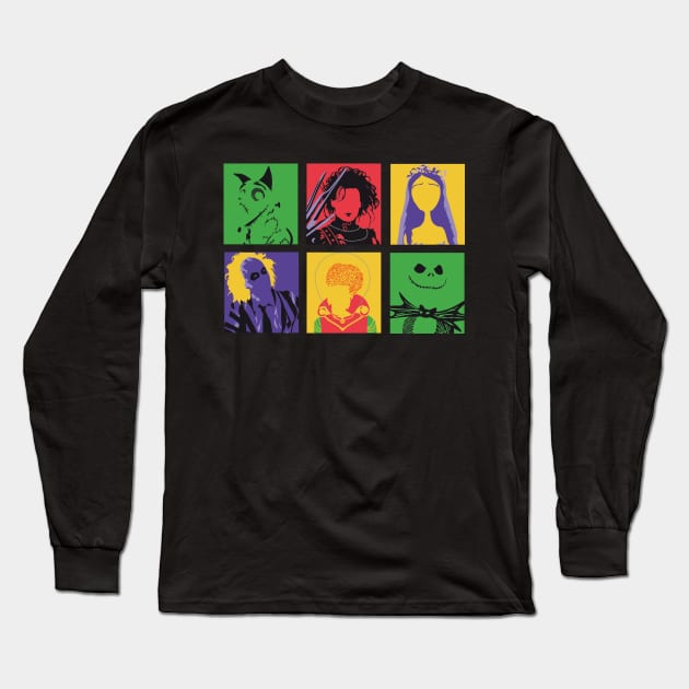 Spooky pop art Long Sleeve T-Shirt by Edwoody